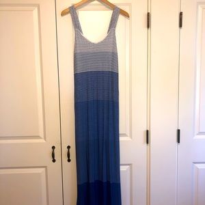 Like new, worn 1x, Soma ombré maxi dress, Small